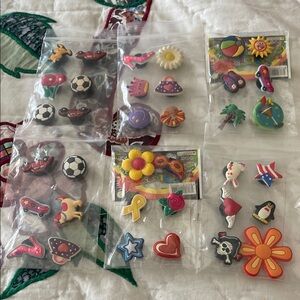 New Fun Assorted Shoe Clog Charms Plugs Lot of 36
